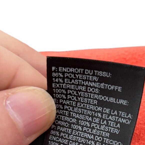 The North Face Coral Pink Soft Shell Jacket Full Zip Apex Bionic Size Medium - Picture 8 of 8